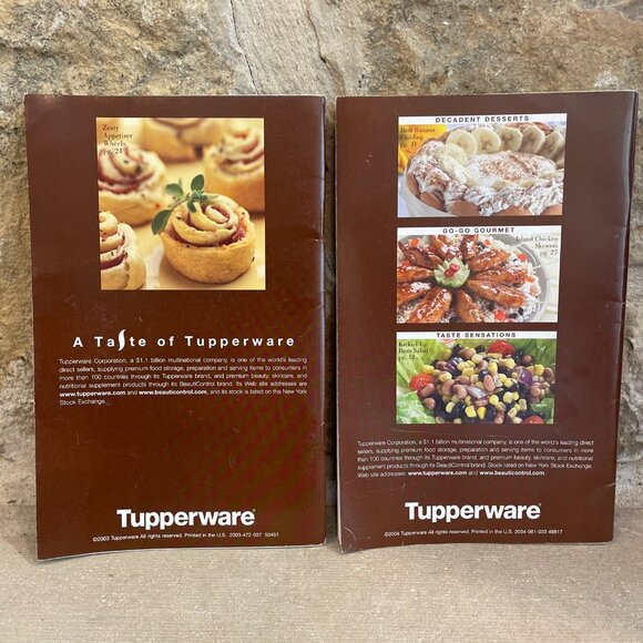 A Taste of Tupperware Volumes II & III Recipes Booklets Cookbook 2003-2004 Vtg - Picture 2 of 12